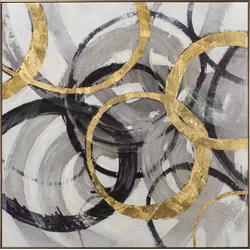 Keilrahmenbild GOLDEN OLYMPIC (BH 100x100 cm) - BH 100x100 cm