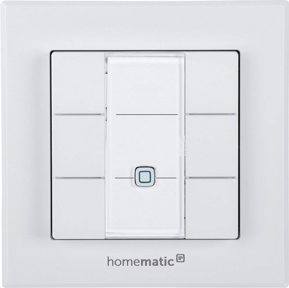 HOMEMATIC IP Wandtaster "Wandtaster - 6-fach (142308A0)", weiß, Smart-Home-Stationen, Wandtaster