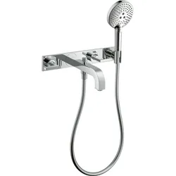 hansgrohe AXOR Citterio 3-Loch Wannenarmatur mit Hebelgriffen, 39442000, Farbe: Chrom