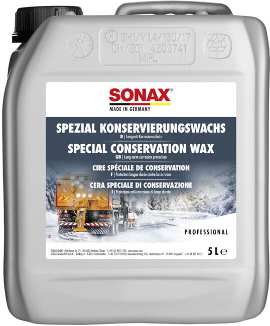 SONAX Cire de conservation spéciale 5 litres (04855050)