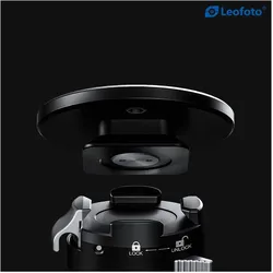 Leofoto VD-03 (Metall), Stativ, Schwarz