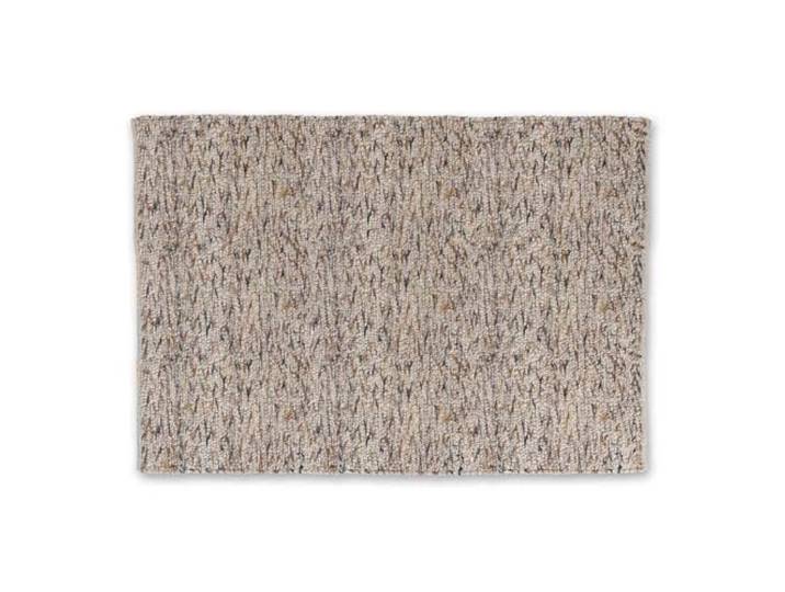 Schöner Wohnen Kollektion weicher Teppich Wohnzimmer, Esszimmer - Hochflorteppich robust - Flachgewebe - Naturfaserteppich strapazierfähig - Creme-Multi 140x200 cm