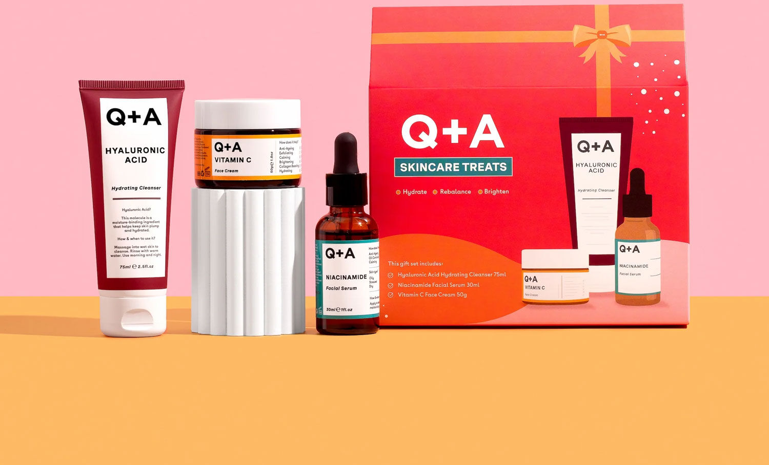 Q+A Skincare Treats Gift Set
