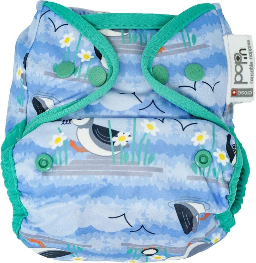 Close Pop-In Bambú Blue Puffin Pañal 1ud