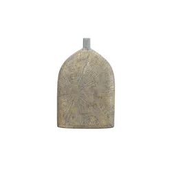 Deko Vase   , gold , Polyresin (Kunstharz) , Maße (cm): B: 9 H: 36