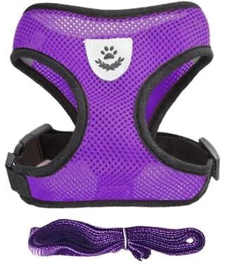 Uplifted Finds Aero Mesh Ergonomic Escape Resistant Harness purple xl