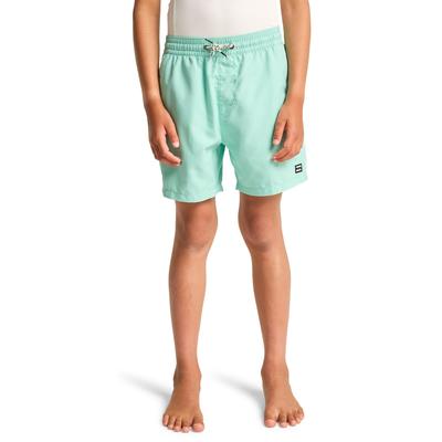 Badeshorts BILLABONG "All Day Layback", Kinder, Gr. 12, grün (bermuda), Obermaterial:100% Polyester., Badehosen Badeshorts