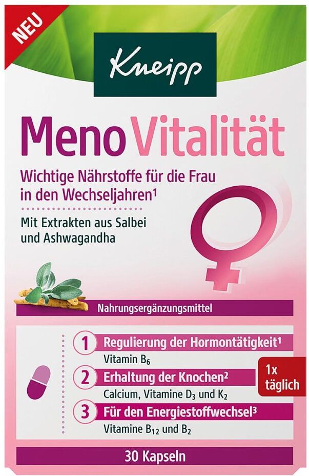 Kneipp Meno Vitalität Kapseln 30stk