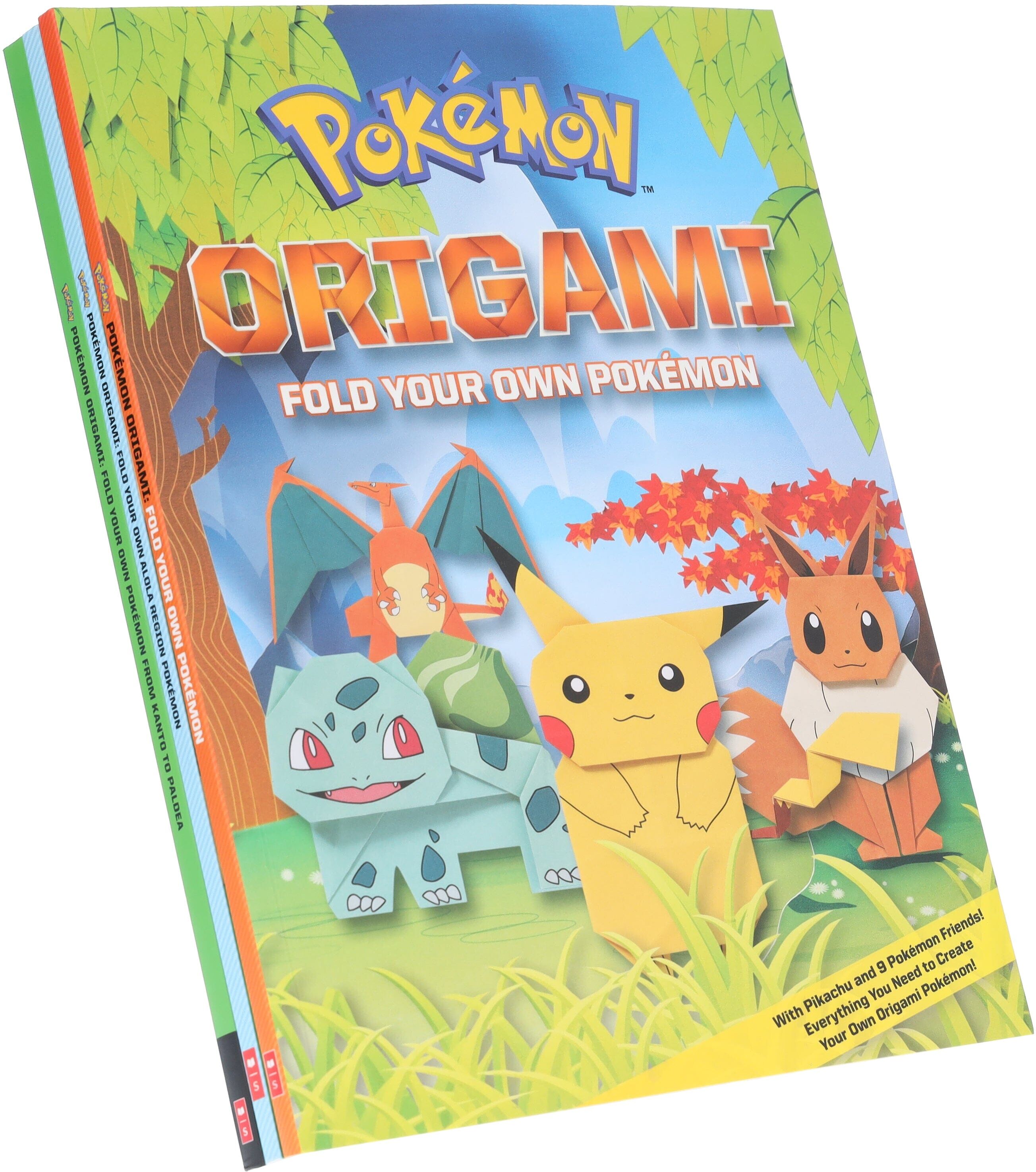 Pokemon Origami: Fold Your Own Pokemon 3 Activity Books Collection Set - Ages 7-9 - Paperback Scholastic
