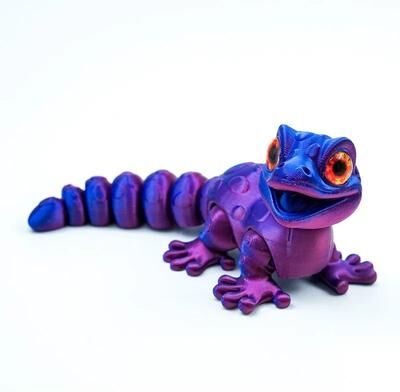 Useful Little Things 3D Printed Articulated Animal Sensory Toy purple 5.43 In