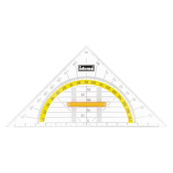 Idena Geodreieck 14cm mit Griff (14 cm, Kunststoff) (22658117)