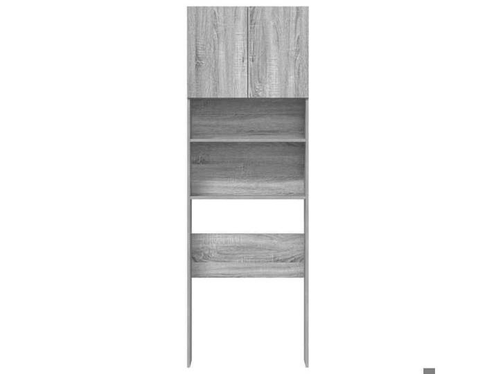 Maison Soldes Armoire lave-linge au-Dessus/Étagère de Toilettes Étagère WC - sonoma gris bois d'ingénierie Moderne193343