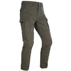 Oxford, Motorradhose, OXFORD-AKTION: Cargohose (Kampfhose), Farbe Grün (Khaki), Grösse 36 (Herren, Normalgrösse, 36)