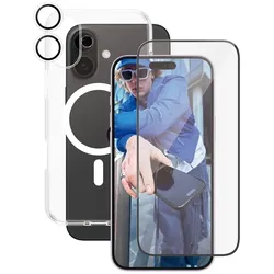 PanzerGlass CARE Flagship 3-in-1 Bundle iPhone 16 Plus