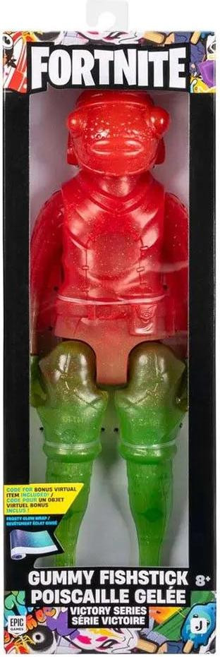 Fortnite Victory Gummy Fishstick 12-inch gelede figuur met bonus virtueel item
