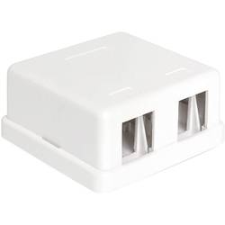 Delock 86207 2 Port Netzwerk-Patchpanel Unbestückt 1 HE Mehrfarbig Unbestückt