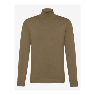 Rollkragenpullover BENVENUTO. "BENVENUTO. Pullover ALBERTO", Herren, Gr. S, camel, Pullover Rollkragenpullover, mit weichem Strickmaterial