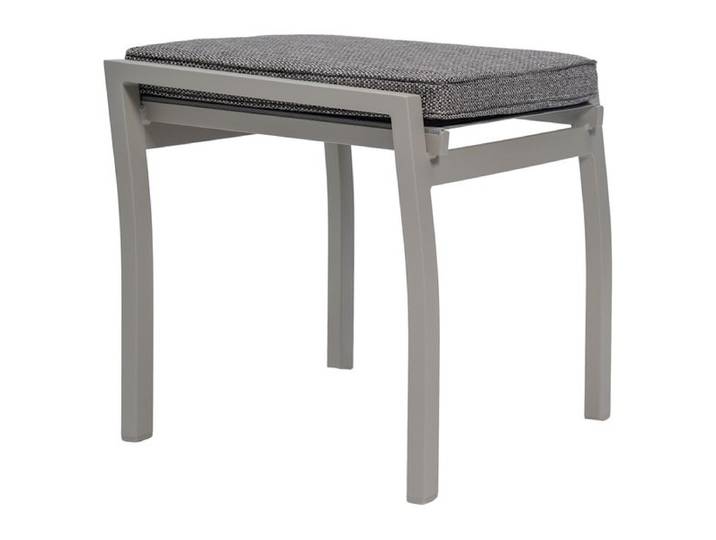 OUTLIV. Perth Gartenhocker Aluminium mit Sitzkissen