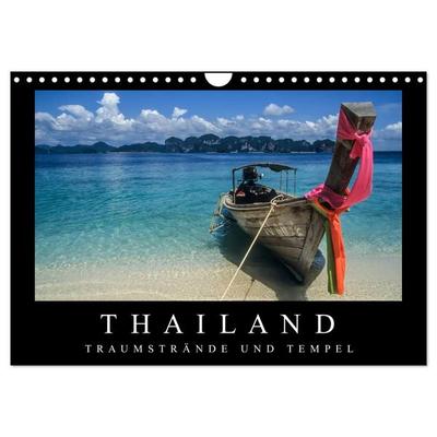 Thailand - Traumstrände und Tempel (Wandkalender 2027 DIN A4 quer), CALVENDO Monatskalender
