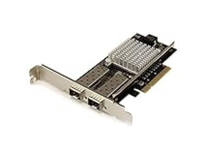 StarTech.com Carte réseau PCI Express à 2 ports fibre optique 10 Gigabit Ethernet avec SFP+ ouvert et chipset Intel (PEX20000SFPI)