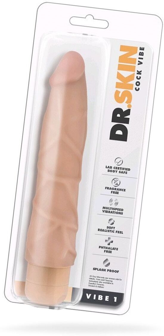 DR Skin Vibromasseur Réaliste N°1 - 22 cm