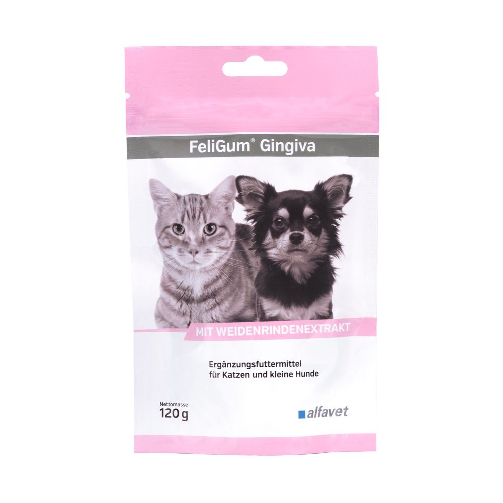 Feligum Gingiva Kaudrops f.Katzen/kleine Hunde 120 g Kaudragees