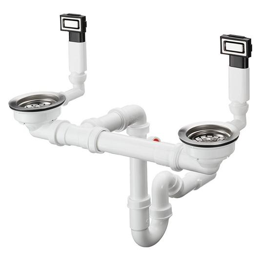 hansgrohe 43922800 Manuelle Ab- und Überlaufgarnitur (43922800)