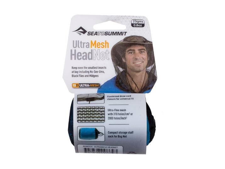 Moskitonetz SEA TO SUMMIT Ultra-Fine Mesh Head Net , schwarz (bunt), Schädlingsschutznetze, Moskitonetz
