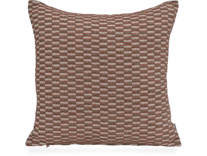 Dekokissen H.O.C.K. H.O.C.K. Antoine , braun (tuscan braun, kariert), B:45cm H:10cm L:45cm, Polyester, Dekokissen_Sitzkissen_Kissenhüllen, Dekokissen