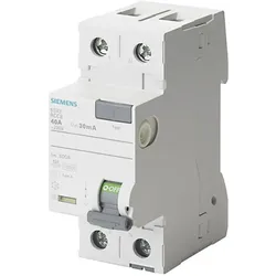 Siemens, Schutzschalter, RCCB Type A 16A 1+N-pole 10mA 230V 2mW
