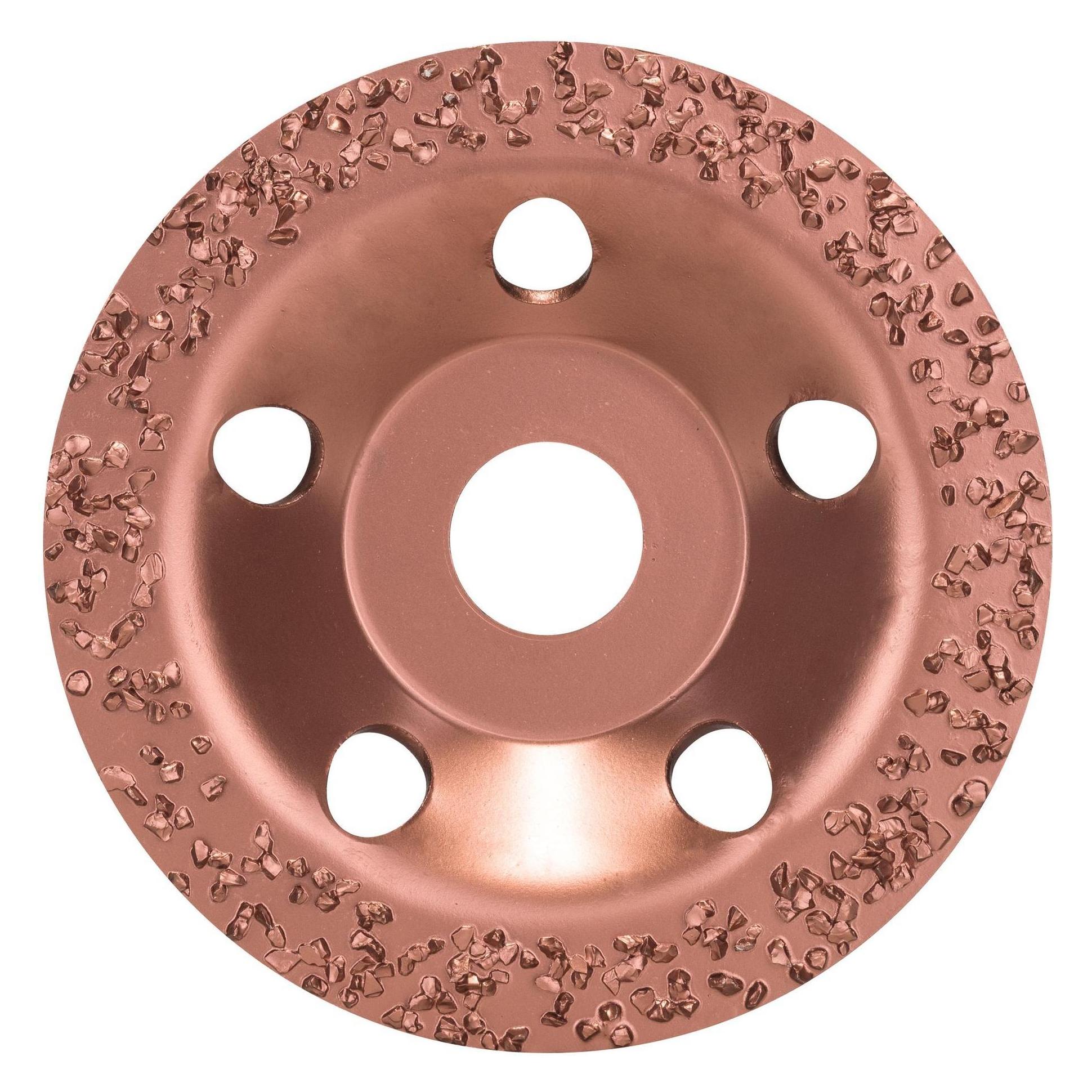 Bosch Professional Zubehör Hartmetalltopfscheibe, 115 x 22,23 mm, grob, flach (Grob) (2608600175)