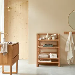Regal für Badezimmer aus Teakholz 115 Sera