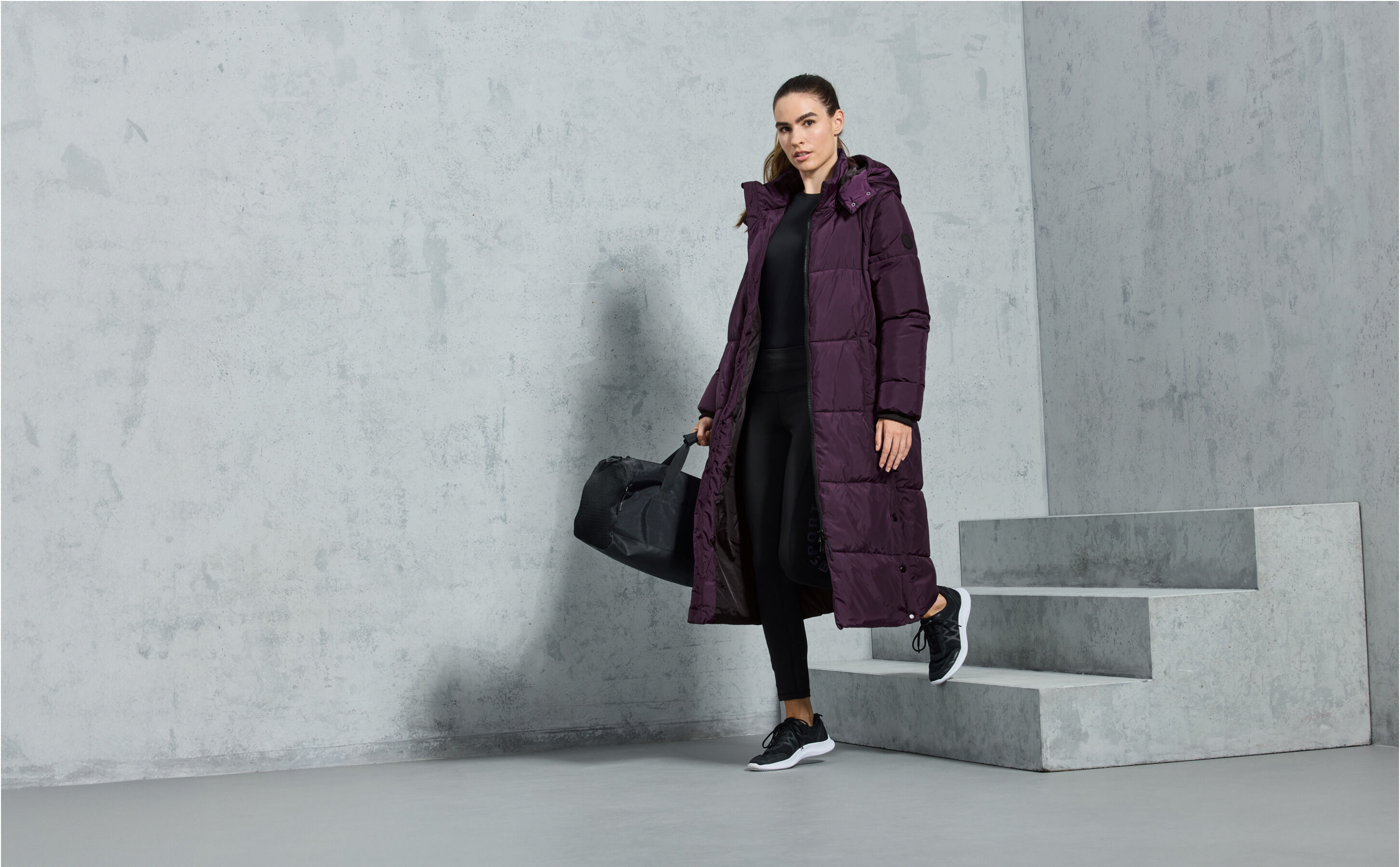 CRIVIT by Jette Sport Damen 2-in-1-Steppmantel, mit abnehmbaren Ärmeln