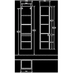 Villeroy & Boch, Badezimmerschrank, Legato Hochschrank B730, 400x1550x350mm, Anschlag (Scharnier) rechts, 2 Türen (40 x 35 x 155 cm)