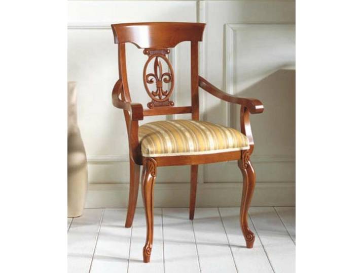 JVmoebel Esszimmerstuhl Elegante Holzstühle in klassischem Design mit Armlehnen, Made in Europa