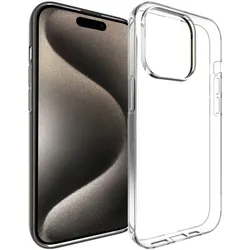 Accezz Clear TPU Backcover für das Apple iPhone 15 Pro - Transparent