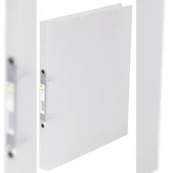 Q-Connect® KF02914 Ringbuch transparent - A4, 2-Ring, Ring-Ø 16 mm, transparent