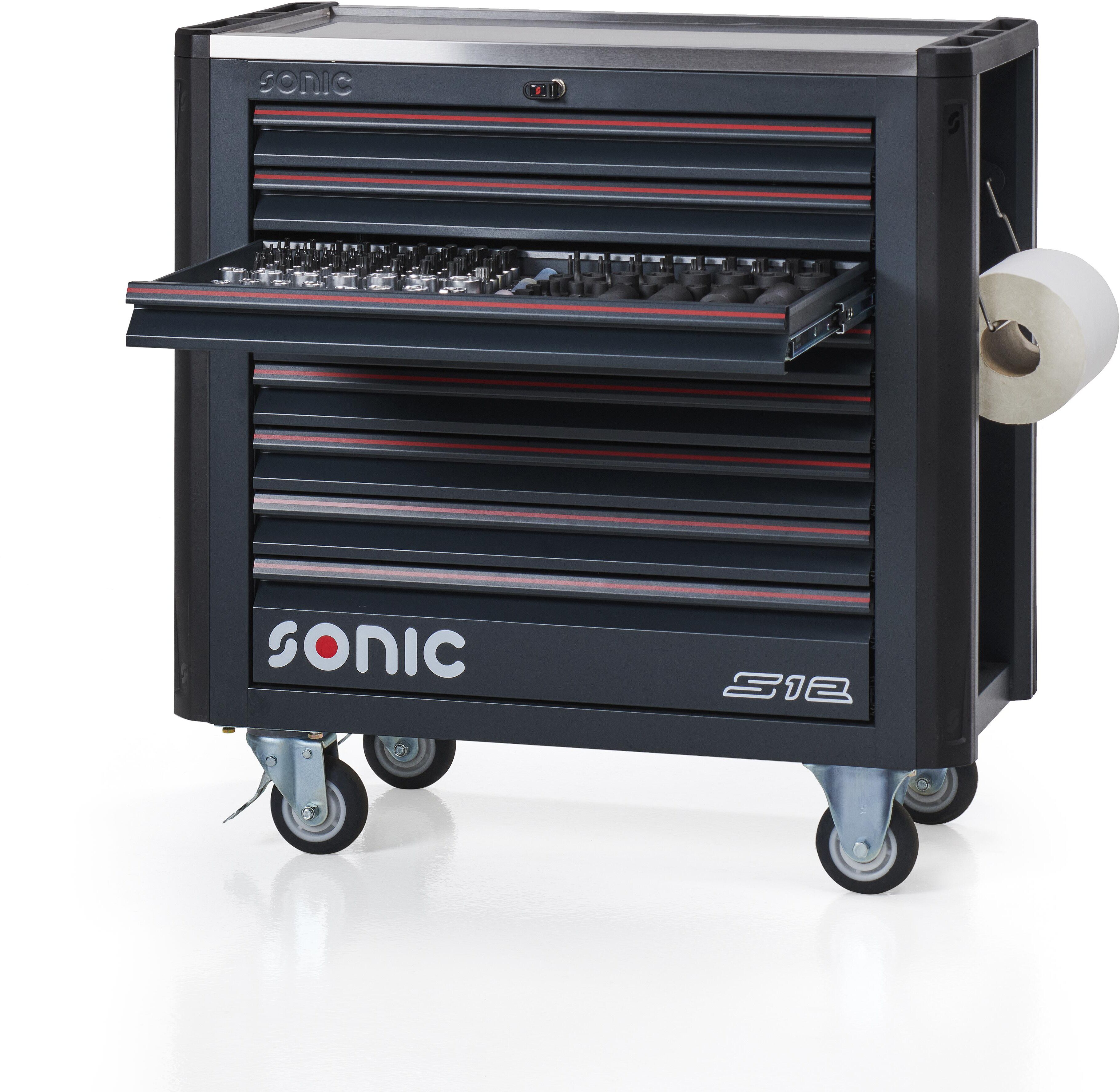 Sonic Equipment Werkzeugwagen Next S12 Werkstattwagen 485-Tlg. 748578