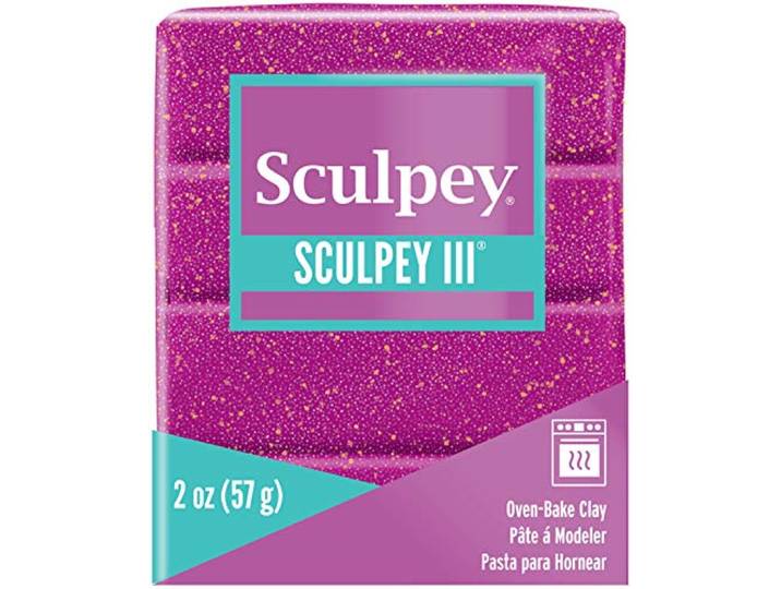 Sculpey Polymeerklei 2oz Viool GLTTR, Violet Glitter