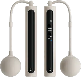 Inspire Daily Merch Smart Rope Skipping With Bluetooth Digital Display Precise Counting And Mihome App Data Analysis light Sand