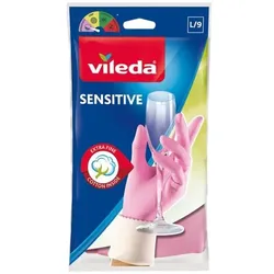 Vileda Gummihandschuh »Sensitiv« Größe: L rosa