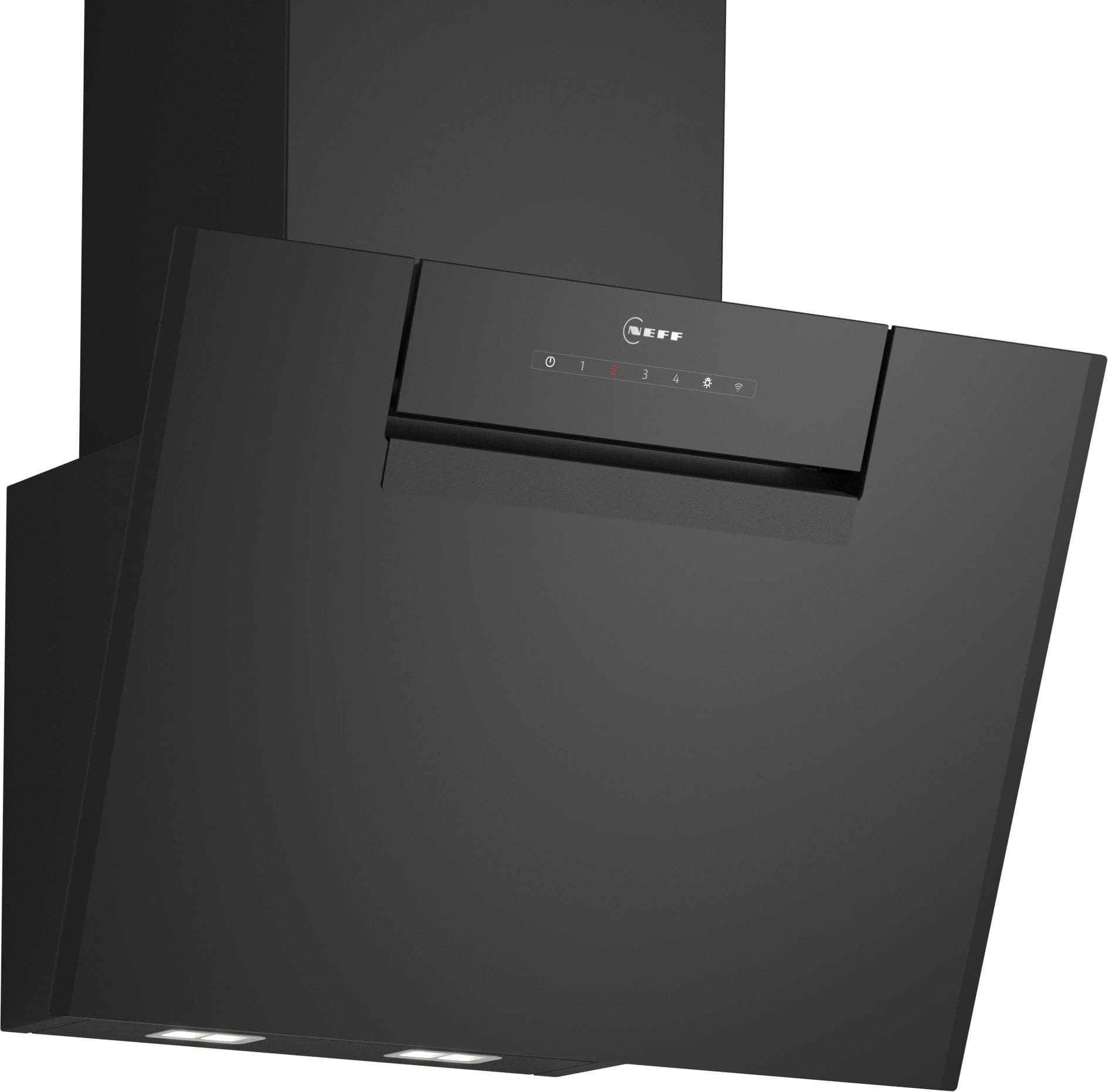 Neff D65IFN1S0 Abluft/Umluft Dunstabzugshaube/Esse Wand 60 cm (Schwarz)