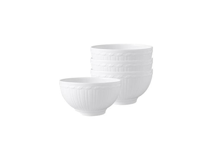 Schale VILLEROY & BOCH Bols Cellini 750 ml 4er Set weiß , weiß, Schüsseln, Schale