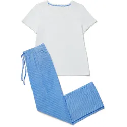 Tchibo - Pyjama-Set - Damen - Gr. M - weiß
