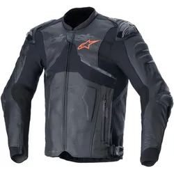 Alpinestars, Motorradjacke, ATEM V5 Sportjacke, schwarz, AA-zertifiziert (Herren, 56)
