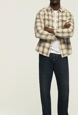 Lucky Brand 181 Relaxed Selvedge Jean - Men's Pants in Ironhide, Size 28 x 30