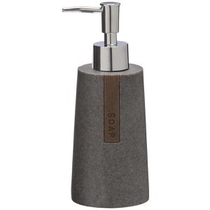 Sealskin Seifenspender Pierra, 361870214, stehend, Kunststein, grau, 250ml