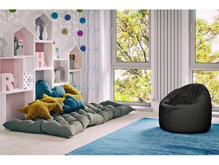 Sitzsack Jenna - Hellgrau - Luxusbetten24