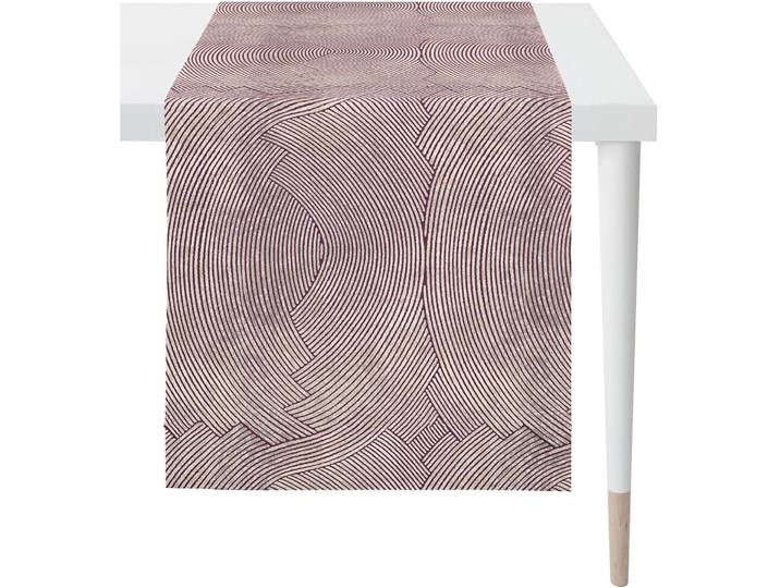 Tischläufer APELT 5470 , lila (mauve), B:140cm L:48cm, Baumwolle, Polyester, Tischdecken, Tischläufer, grafische Linen / Uni