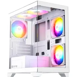 xyz Vista Lite Titanio (mATX), PC Gehäuse, Weiss